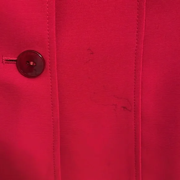 Women’s Evan Picone Vintage 2 piece skirt suit. Red. Size 14 - Picture 8 of 14